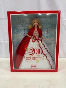 2010 Holiday Barbie Collector Edition - New in Box, 12" Doll, Mattel R4545, Indonesia