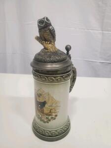 King-Werk Owl Wildlife Grotto Beer Stein, 0.5L, Limited Edition