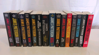 James Patterson Paperback Thriller Lot: The Ninth Month, Death of the Black Widow, Escape, More