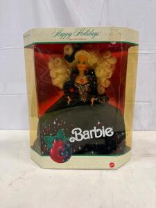 1998 Mattel Happy Holidays Special Edition Barbie Doll, Item #20200, In Original Box