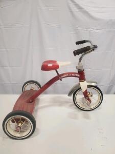 Radio Flyer Classic Red Tricycle, Steel Frame, 12" Front Wheel, Vintage Design