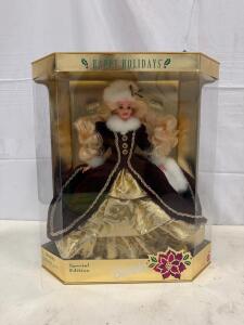 1994 Happy Holidays Barbie Doll Special Edition, Sealed in Original Packaging