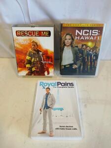 NCIS: Hawai'i, Rescue Me, Royal Pains Complete Series DVD/Blu-ray Box Sets &ndash; All Seasons Included