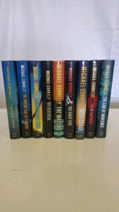 (9) Micheal Connelly Novels Hardback