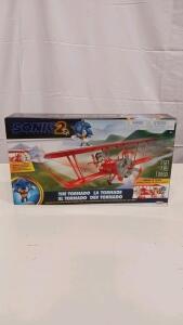 Jakks Pacific Sonic the Hedgehog 2 The Tornado Biplane Playset with Sonic & Tails Figures