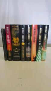 8 Michael Connelly Hardcover Books: Harry Bosch, Ballard, Lincoln Lawyer Series, Dust Jackets