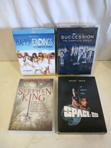 Stephen King, Space: 1999, Happy Endings, Succession Complete Series TV/DVD/Blu-ray Box Sets Bundle