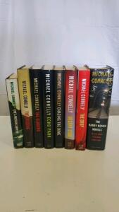 Michael Connelly Harry Bosch Series 8-Book Hardcover Lot Lincoln Lawyer, Drop, Desert Star