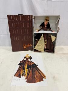1996 Barbie Couture Collection Portrait in Taffeta Doll, First in Series, 12"