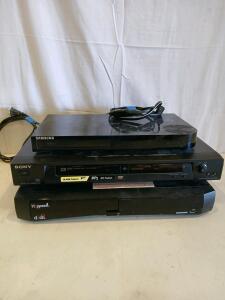 Samsung Blu-ray/DVD Player, Sony DVP-NS315 CD/DVD Player, DISH Hopper DVR Satellite Receiver Lot