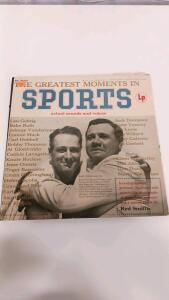 The Greatest Moments in Sports Vinyl LP Album with 20-Page Booklet, Columbia Masterworks ML 5000