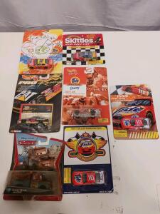 Hot Wheels NASCAR 1:64 Die-Cast Collector Lot - Tide, Skittles, Caterpillar, Disney Mater, 1997-2002