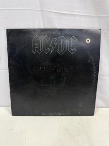 AC/DC Back in Black Vinyl LP RCA Music Service Edition Atlantic R 113772 12" 1980