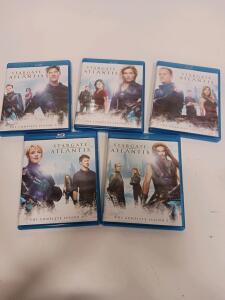 Stargate Atlantis Blu-ray Complete Series Seasons 1-5, MGM, Region A, 25 Discs, English Audio