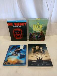 Mr. Robot & Doom Patrol Complete Series Blu-ray Sets, Jumper 3D, Dune: Prophecy 1st Season HBO