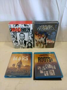 Mad Men Complete Blu-ray Collection, Buck Rogers DVD, Mars & Roots Blu-ray Sets - TV Series Lot