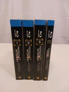 Person of Interest Blu-ray Seasons 1-4 Warner Bros. Combo Packs with Digital Copies