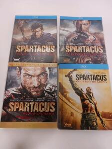 Spartacus Complete Blu-ray Set (Blood and Sand, Vengeance, War of the Damned, Gods of the Arena)