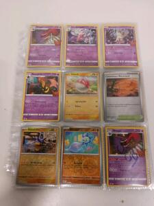 Mixed Pok&eacute;mon TCG Binder Lot: Celebrations, Sword & Shield, Scarlet & Violet, Key Holos, 81 Cards