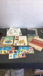 Lot Of Childrens Stamp Collection Supplies