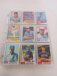 Nolan Ryan & Hall of Famers 1980s Baseball Card Collection &ndash; Fleer LE, Topps Kmart, Donruss, 90 Cards