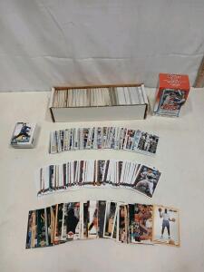 Approx. 200+ Assorted Basball, Football And Basketball Cards Including Shaquille O'Neal And Logan Gilbert