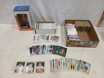 Approx. 350+ Assorted Basball, Football And Basketball Cards Including Bill Buckner And Pascal Siakam