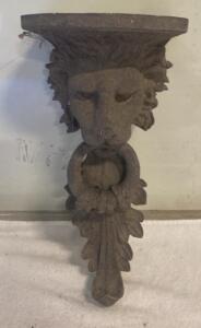 Bombay Company Lion Head Wall Shelf, Model 893534, Resin Composite, 16&rdquo; ( SP 12 )