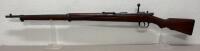Bolt-Action Military Rifle, Serial 15496, Wood Stock, Iron Sights, Blued Finish