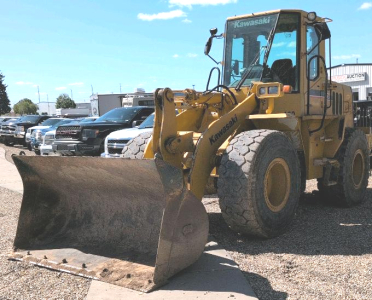 2014 Kawasaki 65ZV Wheel Loader with 3.1 yd&sup3; Bucket, 170 hp, Enclosed Cab, LOADRITE Scale
