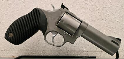 Taurus Tracker .44 Magnum Revolver, 4" Barrel, 5-Round Capacity, Stainless Steel