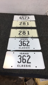 (7) Idaho Classic License Plates