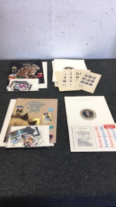 (2) 1986 Presidential Mint Stamp Set (1) 1989 Commemorative Stamp Set (1) 1988 Commemorative Stamp set