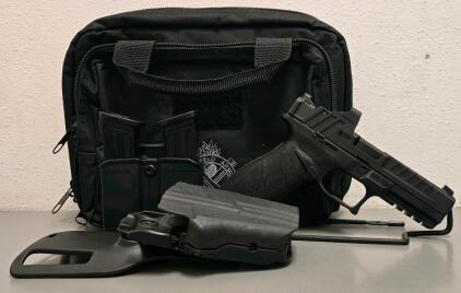 Springfield Armory Echelon 9mm Pistol, RFX11 Optic, Holster, Dual Mag Carrier, Bag, SN: BE379597