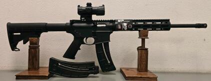 Smith & Wesson M&P 15-22 SPORT .22 LR, 16.5" Barrel, M-LOK, Red Dot, Two Mags, SN DFN2412