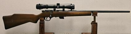 Marlin Model 25 Bolt-Action Rifle, .22 S/L/LR, 22" Barrel, 7rd Mag, Bushnell Scope, SN 12681384