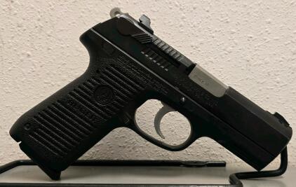 Ruger P95DC 9mm Pistol, Decocker, 3.9" Barrel, 2 Extra Magazines, Original Case & Manual, SN: 316-24673