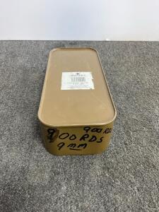 Herter's 9mm Luger 115Gr FMJ 900 Round Sealed Steel Case Ammo | Berdan Primed, Non-Corrosive
