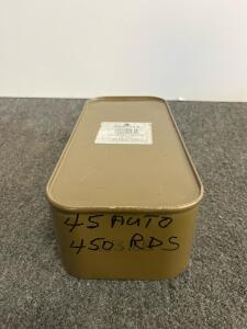 Herter&rsquo;s International Select Grade .45 Auto 230 Grain FMJ Steel Case Ammunition &ndash; 450 Rounds
