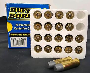 Buffalo Bore Heavy 45 Colt +P 325Gr LFN 20 Rounds, Original Box, 1325 FPS