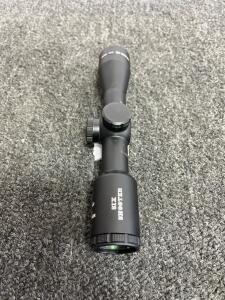 Cabela&rsquo;s Six Shooter 4x32 Rifle Scope, Duplex Reticle, Matte Black, Lens Caps