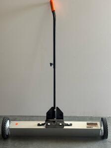Central Machinery 30" Magnetic Floor Sweeper, ITEM 93245, 50 lb Pull, 7" Wheels