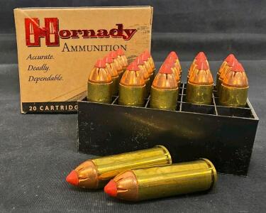 Hornady LEVERevolution .44 Magnum 225Gr FTX Ammunition, 20 Rounds