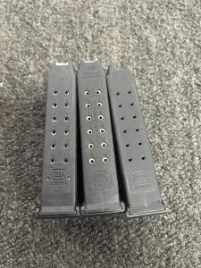 Glock Factory .40 S&W 15-Round Magazines, Gen 3/4, Fits Glock 22/24/35, Austria, Polymer/Steel