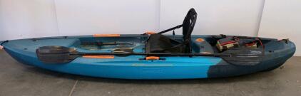Lifetime Sit-On-Top Kayak, 10 Ft, Paddle, Onyx Life Vest, Adjustable Seat, Blue