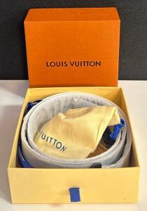 Louis Vuitton M9043 Men's Reversible Belt, Monogram Eclipse Canvas, 100 Cm