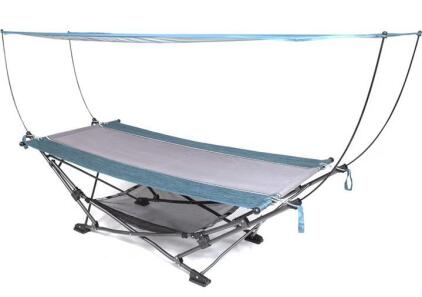 MacSports Collapsible Portable Folding Hammock With Removable Canopy