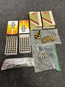 Federal 7mm Rem Mag Ammo, Armscor 22 TCM Brass & Loaded Rounds, Mixed Revolver Cartridges