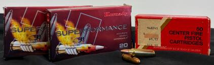 Hornady 5.56 NATO 55gr GMX Superformance & Federal .32 ACP 71gr FMJ Brass Ammo, Lot#3213812