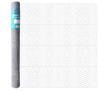 20GA Galvanized Hexagonal Poultry Netting Chicken Wire 48 Inches x 50 Feet x 1 Inch Mesh